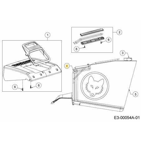 SAC À POCHES FRAME 53CM 75L 647-05125637 ORIGINAL MTD | NewgardenParts.com