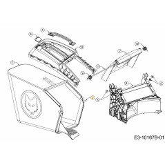 FRAME GRASSBAG ASSY. 647-05128637 ORIGINAL MTD