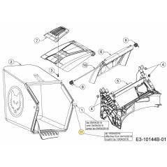 ENSEMBLE SAC À HERBE POUR CADRE 647-05118A-S ORIGINAL MTD