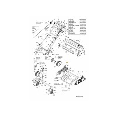 TELAIO ASM LATERALE DESTRO 681-04020A ORIGINALE MTD | NewgardenParts.com