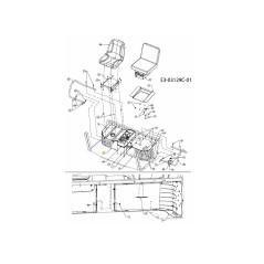 BOÎTE ASM SIÈGE DROIT 607-04223C-S ORIGINAL MTD