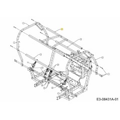 FRAME ASM OPS ROOF 607-04197637 ORIGINAL MTD