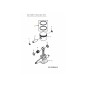 SEGMENTS DE PISTON KM-017555 ORIGINAL MTD