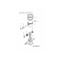 PISTON RING KM-017539 ORIGINAL MTD