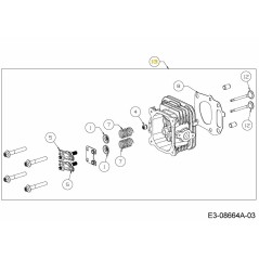 HEAD CYLINDER COMPL. 651-05162 ORIGINAL MTD