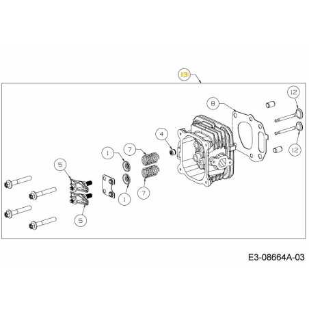 HEAD CYLINDER COMPL. 651-05162 ORIGINAL MTD | NewgardenParts.com