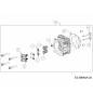 TESTATA CILINDRO COMPL. 651-05162 ORIGINALE MTD