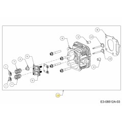 CYLINDER HEAD ASSY 651-05151 ORIGINAL MTD | NewgardenParts.com