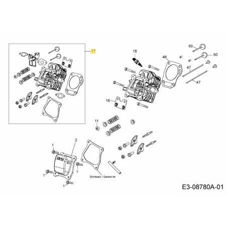 Zylinderkopf komplett 651-05029 Original MTD | NewgardenParts.com