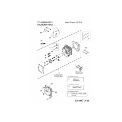 Zylinderkopf komplett 751-11746 Original MTD | NewgardenParts.com
