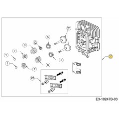 Culasse 751-14706 ORIGINALE MTD