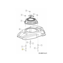 BOULON FILETÉ 751-14398 ORIGINAL MTD | NewgardenParts.com