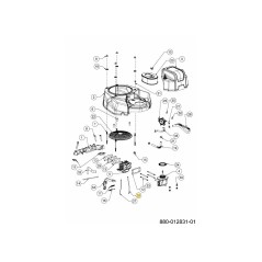 THROTTLE CONTROL ROD 751-15874 ORIGINAL MTD