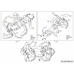 PÚA BOLO 12" RH 742-04224637 ORIGINAL MTD