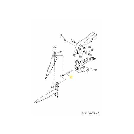 TOWING BAR 7030105 ORIGINAL MTD | NewgardenParts.com