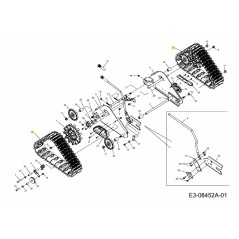 BINARIO 61MM X 22 PASSI 735-05029 ORIGINALE MTD | NewgardenParts.com