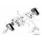 BINARIO 61MM X 22 PASSI 735-05029 ORIGINALE MTD