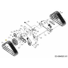 BINARIO 61MM X 22 PASSI 735-05029A ORIGINALE MTD | NewgardenParts.com