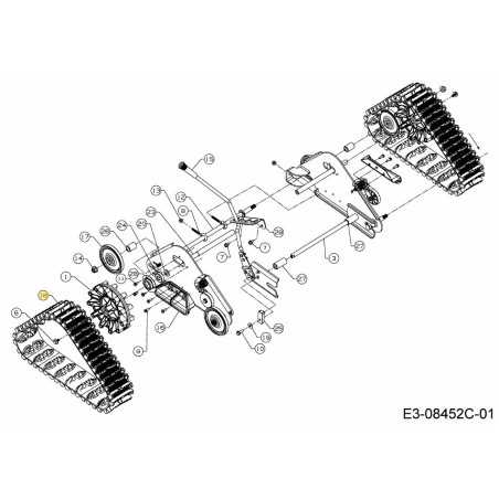 BINARIO 61MM X 22 PASSI 735-05029A ORIGINALE MTD | NewgardenParts.com