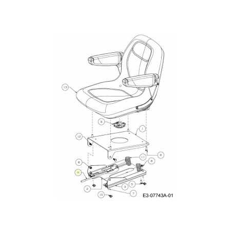 TRACK SEAT WITH LATCH 703-08179A ORIGINAL MTD | NewgardenParts.com