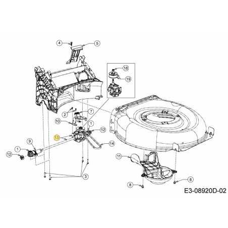 TRANS ASM SP VAR 42/46cm 618-08998 ORIGINALE MTD | NewgardenParts.com