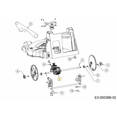 TRANS VARTR MC600 53CM 618-07935 ORIGINALE MTD | NewgardenParts.com