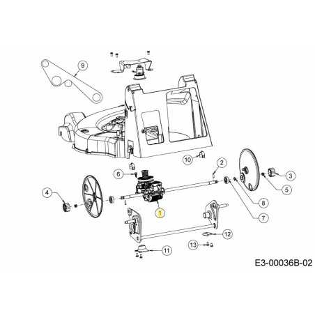 TRANS VARTR MC600 53CM 618-07935 ORIGINALE MTD | NewgardenParts.com