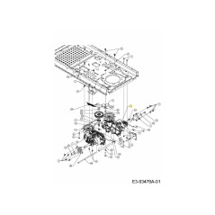 TRANSMISIÓN ASM HIDRO RH 618-06997 ORIGINAL MTD | NewgardenParts.com