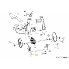 TRANS FSTNR XM3 DA ZINCARE 787-05164-Z ORIGINALE MTD | NewgardenParts.com