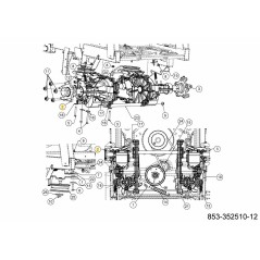 TRASMISSIONE IDRO SX 618-07633A ORIGINALE MTD | NewgardenParts.com