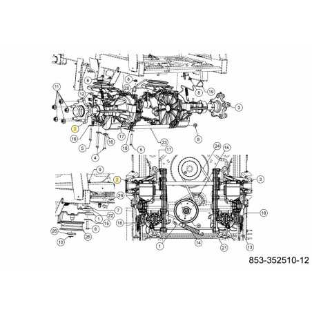 TRANSMISSION HYDRO LH 618-07633A ORIGINAL MTD | NewgardenParts.com