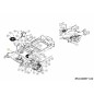 TRANSMISSION HYDRO GAUCHE 618-07873 ORIGINALE MTD