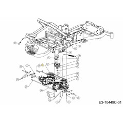 TRASMISSIONE LH EZT2200 618-07913 ORIGINALE MTD | NewgardenParts.com