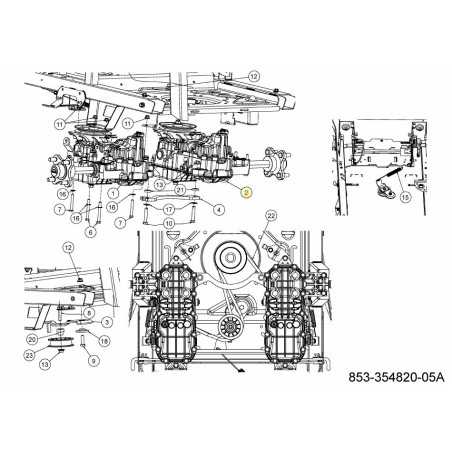 TRANSMISSION HYDRO RH 618-09960 ORIGINAL MTD | NewgardenParts.com
