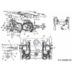 TRANSMISIÓN HIDRO RH ZT2800 618-07714B ORIGINAL MTD