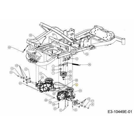 TRASMISSIONE RH EZT2200 618-07469 ORIGINALE MTD | NewgardenParts.com