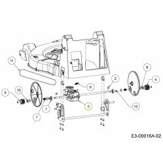 TRANSMISIÓN: MC500.46cm:GT 618-07318 ORIGINAL MTD