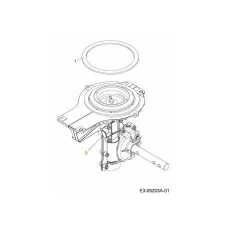 BOÎTIER ASM:WORM:61CM 618-04276B ORIGINAL MTD | NewgardenParts.com