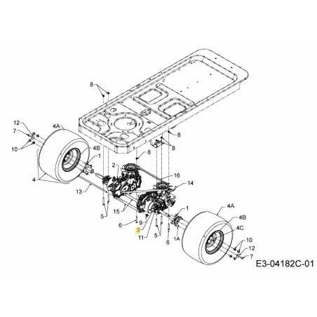 TRANSMISSION ASM HYDRO RH 618-04432B ORIGINAL MTD | NewgardenParts.com