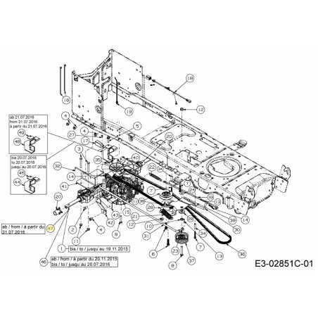 TRANS ASM HYDRO K46 LT 618-07210 ORIGINALE MTD | NewgardenParts.com
