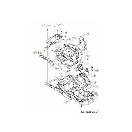 PARAFANGO DESTRO 731-13482 ORIGINALE MTD | NewgardenParts.com