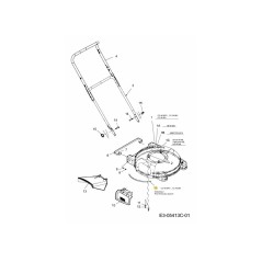 RIFINITURA BORDO GOMMA AUTOADESIVO 735-04254-50 ORIGINALE MTD