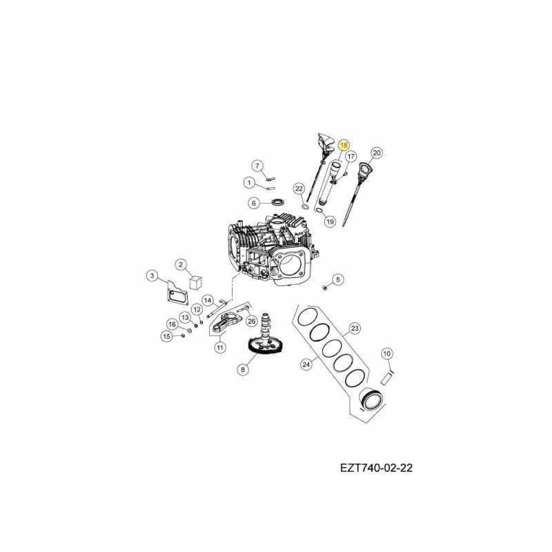 GRUPPO TUBI, RIEMPIMENTO OLIO KH-005730 ORIGINALE MTD