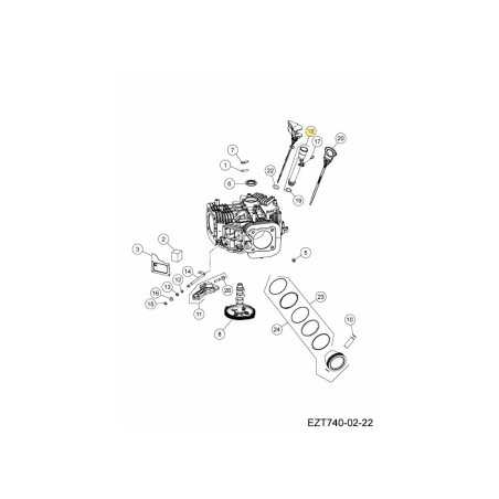 TUBE ASSEMBLY, OIL FILLING KH-005730 ORIGINAL MTD | NewgardenParts.com