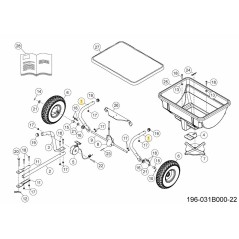 FRAME TUBE AF-28299BL3 ORIGINAL MTD