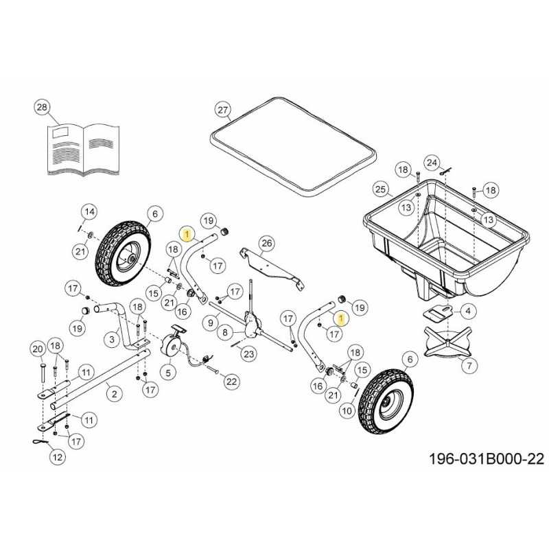 FRAME TUBE AF-28299BL3 ORIGINAL MTD