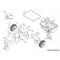TUBO DEL TELAIO AF-28299BL3 ORIGINALE MTD