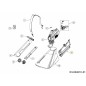 Tube supérieur 40V 753-10669 d'origine MTD