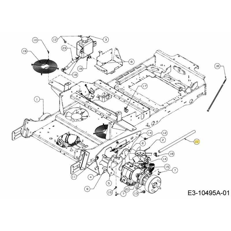 ÖLSCHLAUCH 5/8 x 18,00 LG 751-15380 ORIGINAL MTD
