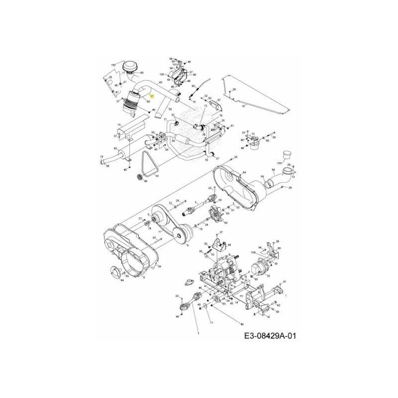 MANGUERA DE ENTRADA DE AIRE 751-11068 ORIGINAL MTD